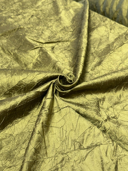 Crushed Silk - Olive