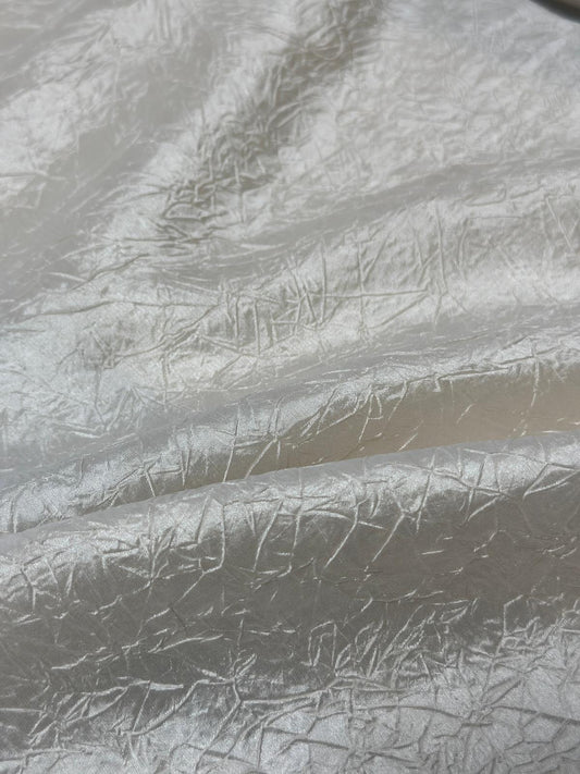Crushed Silk - White