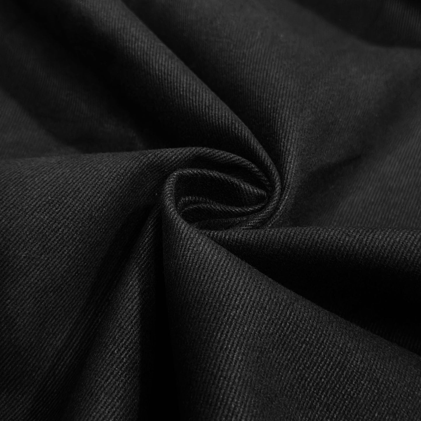 Heavy Cotton Twill (14oz) - Black