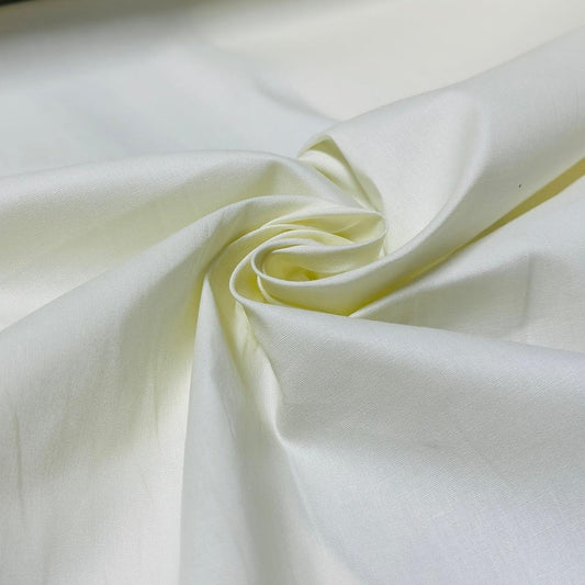 Stretch Poplin - PFD White