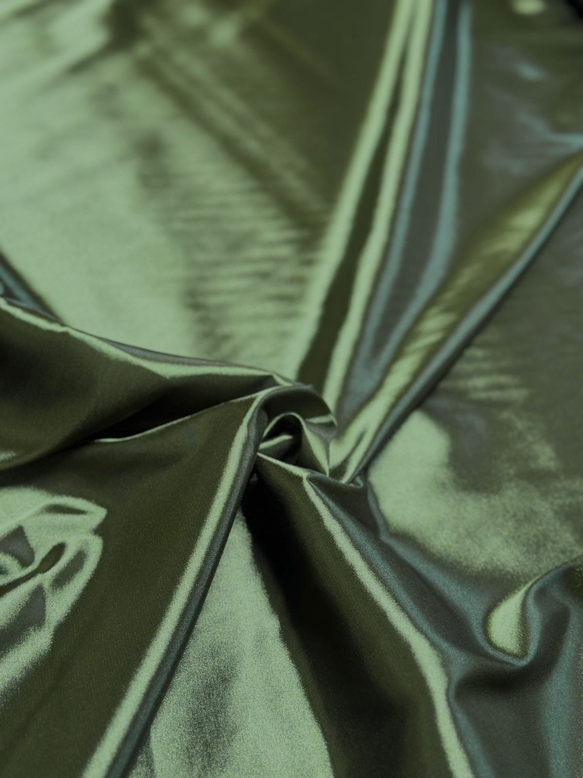 Stretch Satin - Olive