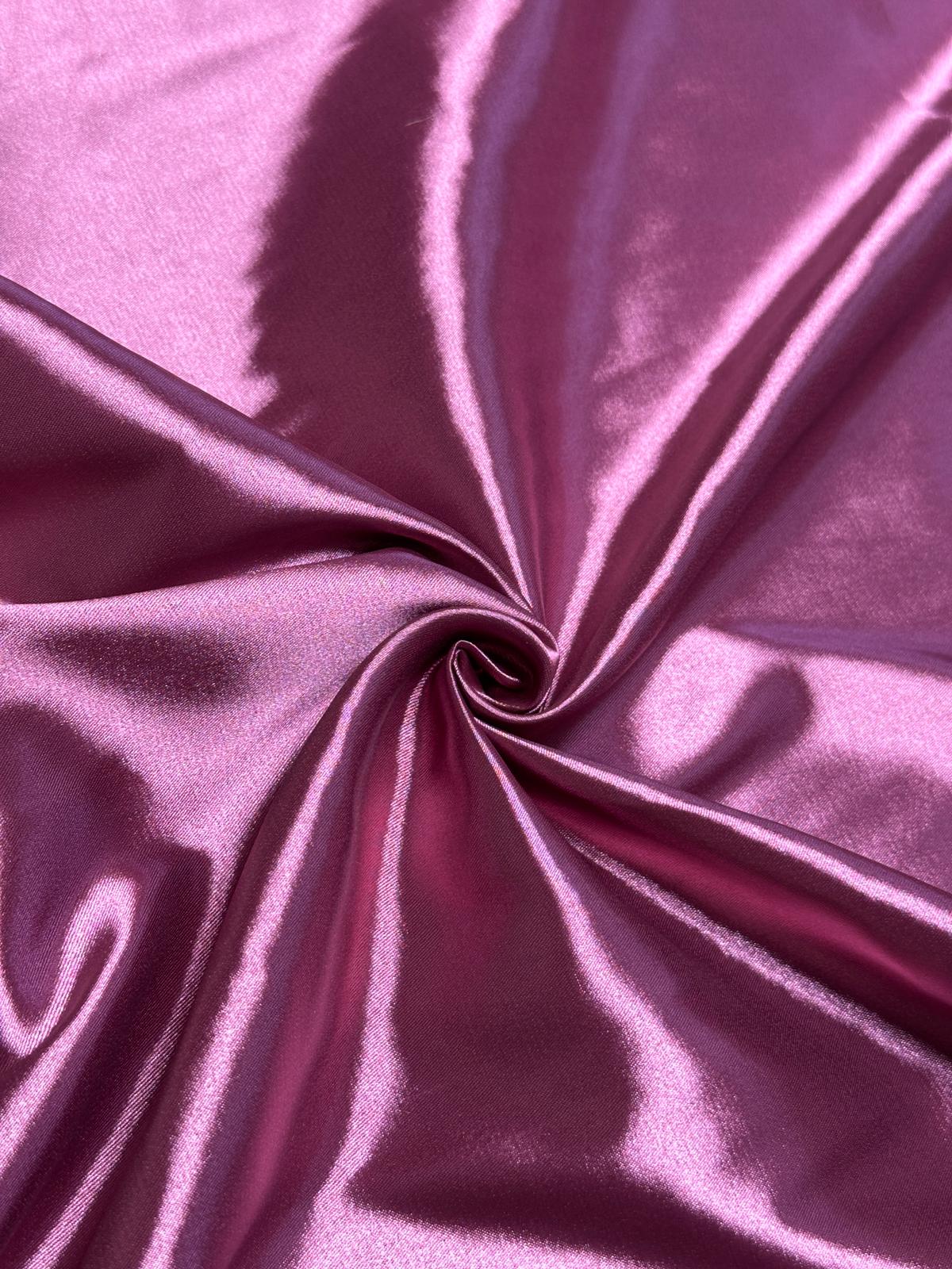 Stretch Satin - Rose