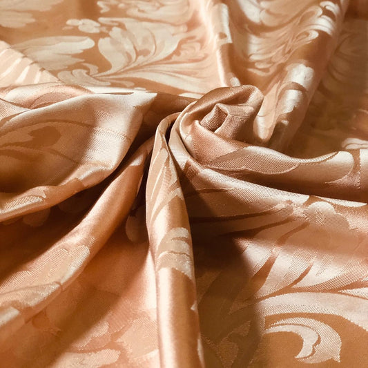 Silk Dupioni - Pink Brocade