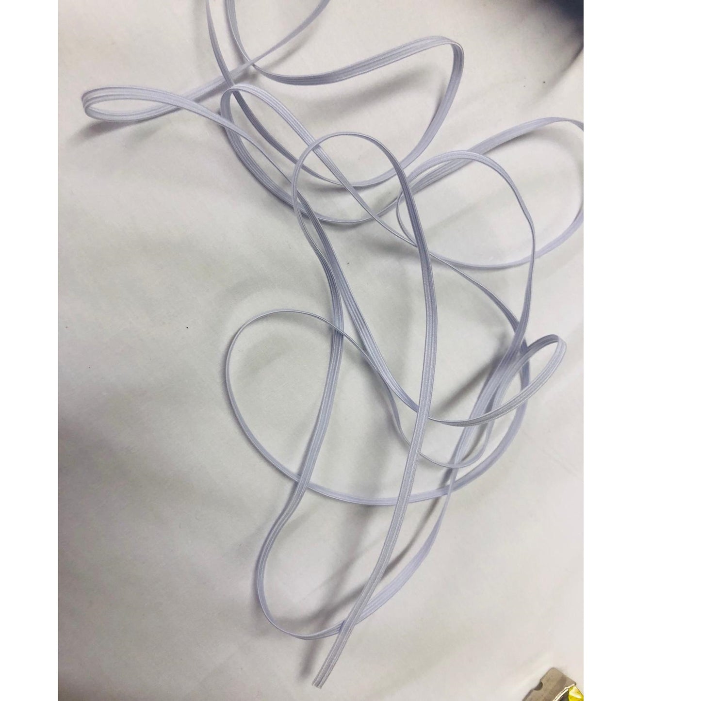 Elastic White 1/8"(3mm) - Loose