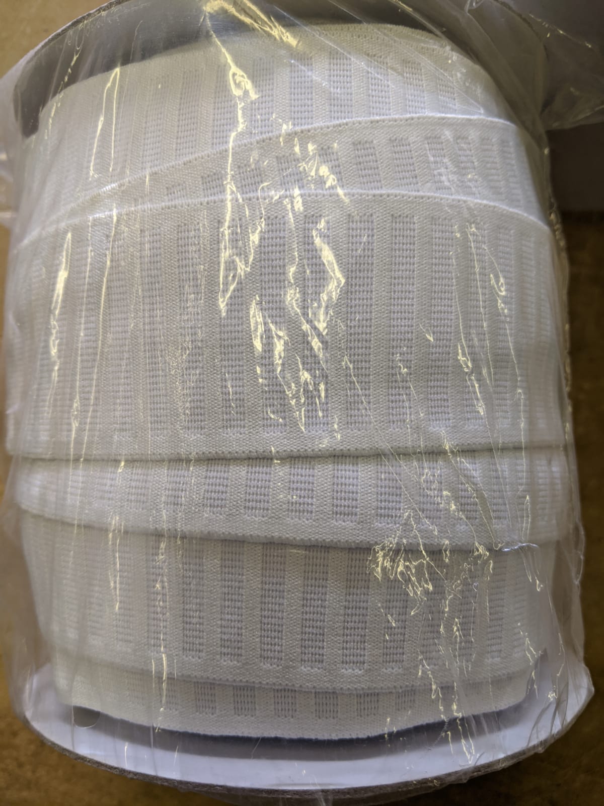Non-Roll Elastic 2" White- Roll/Bundle