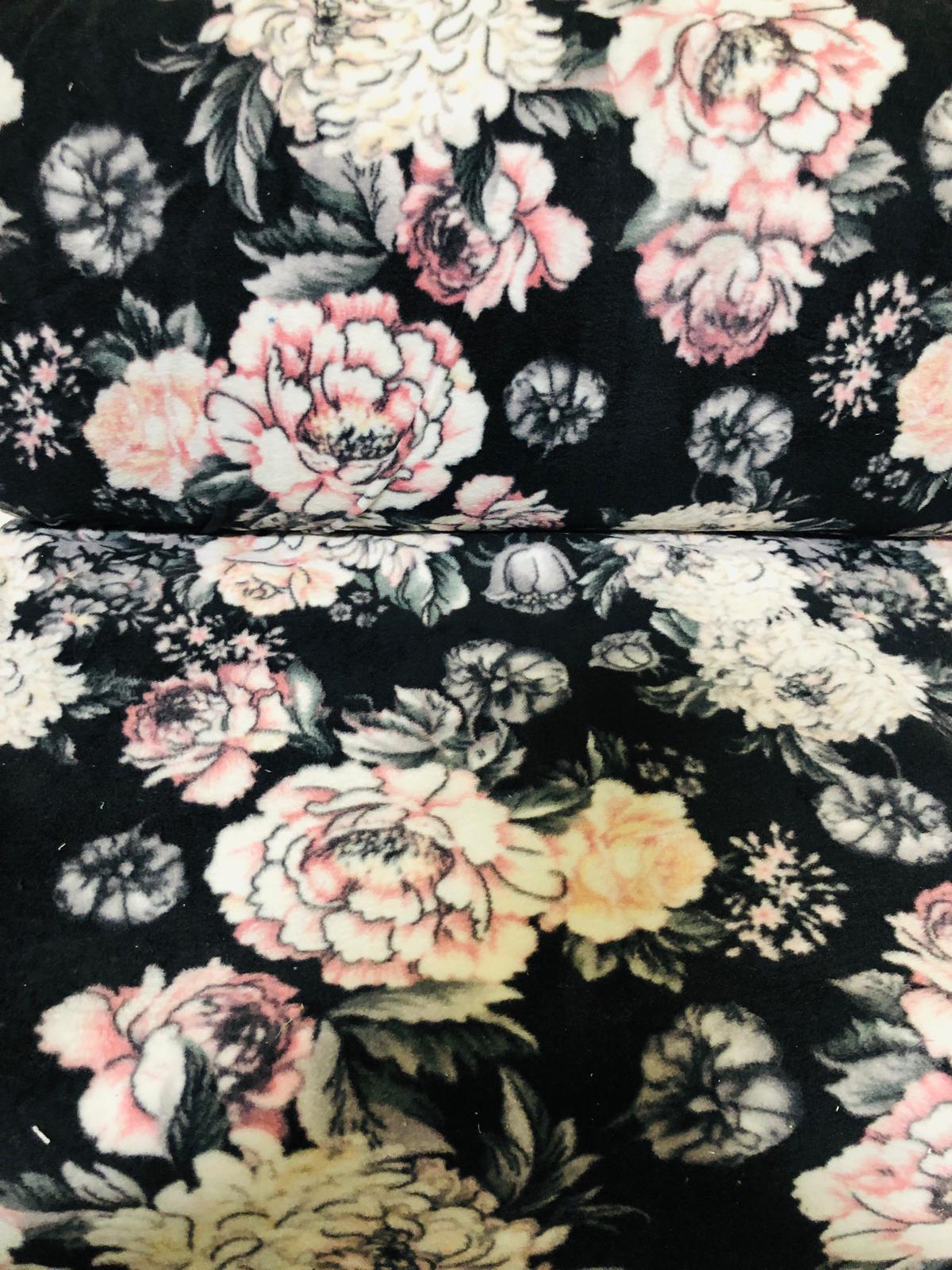 Printed Polar Fleece - Floral A