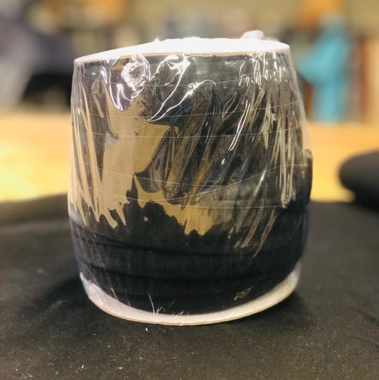 Non-Roll Elastic 1" Black- Roll/Bundle