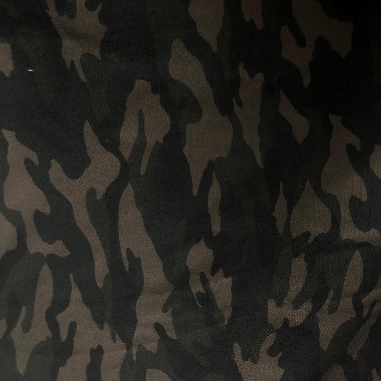 Sevenberry Cotton Print - Camo Black