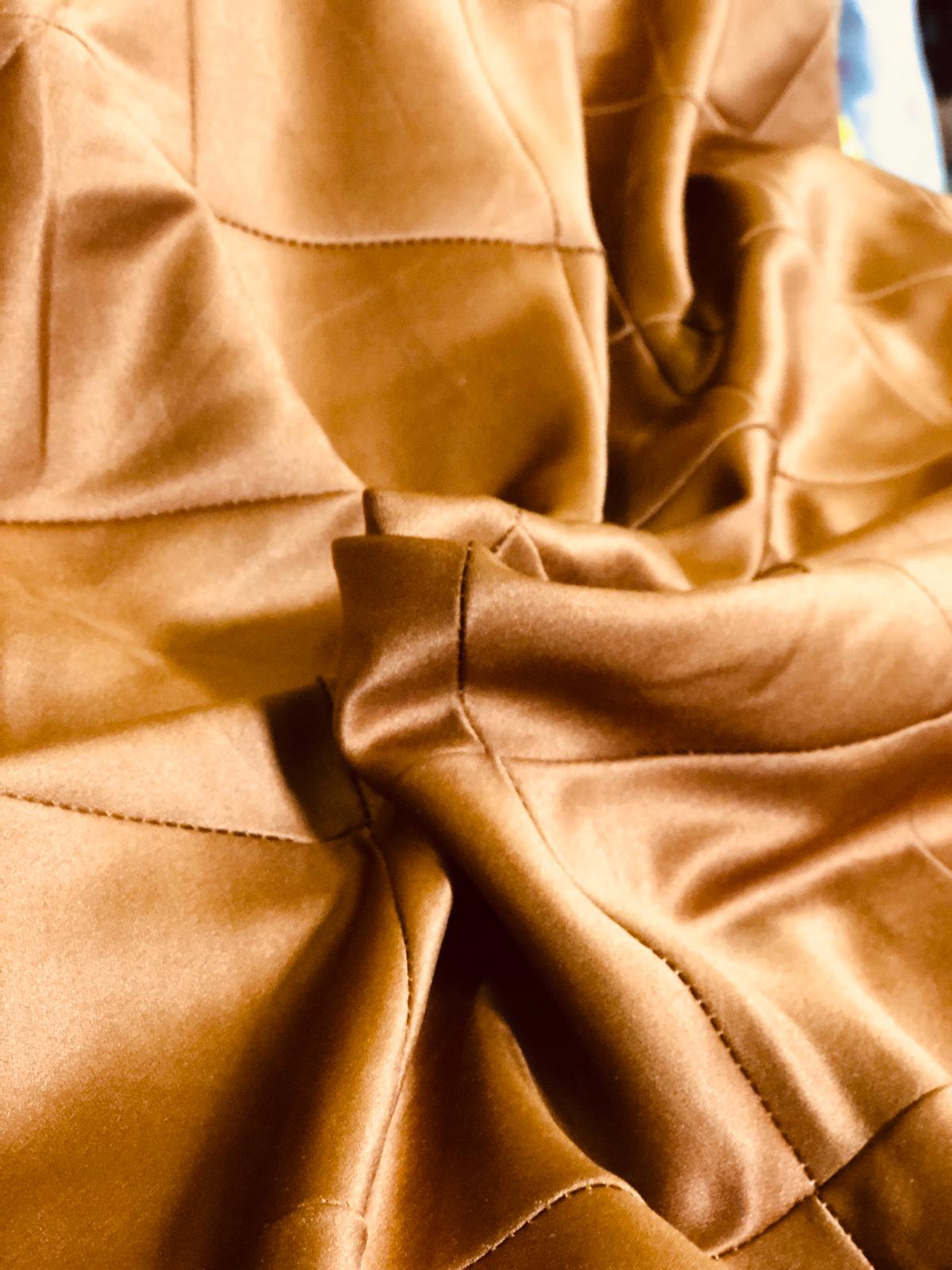 Pinktuck Faux Suede - Mustard