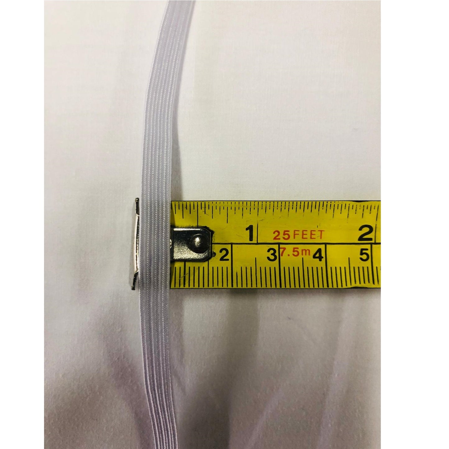 Elastic White 1/4"(6mm) - Loose
