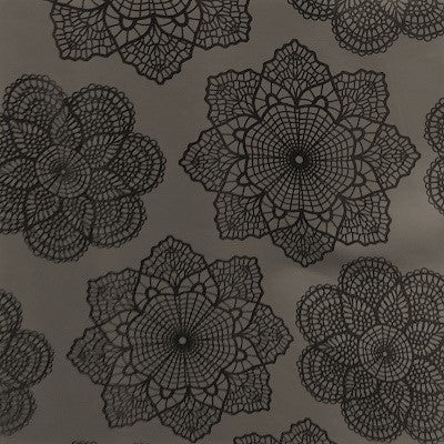 Tablecloth - Vinyl Charcoal/Black