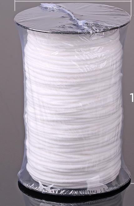 Rope Elastic White - loose