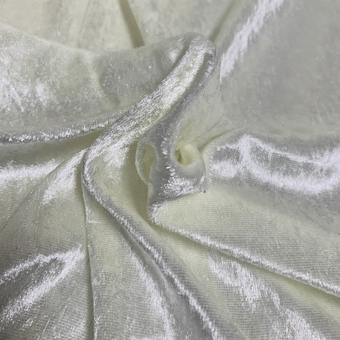 Crushed Velvet - Off White