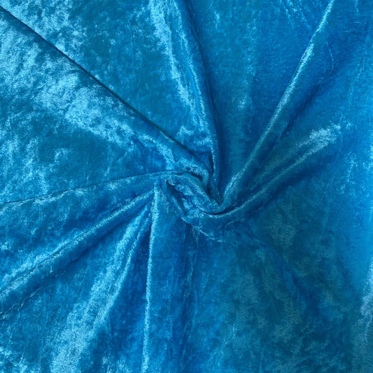 Crushed Velvet - Aqua
