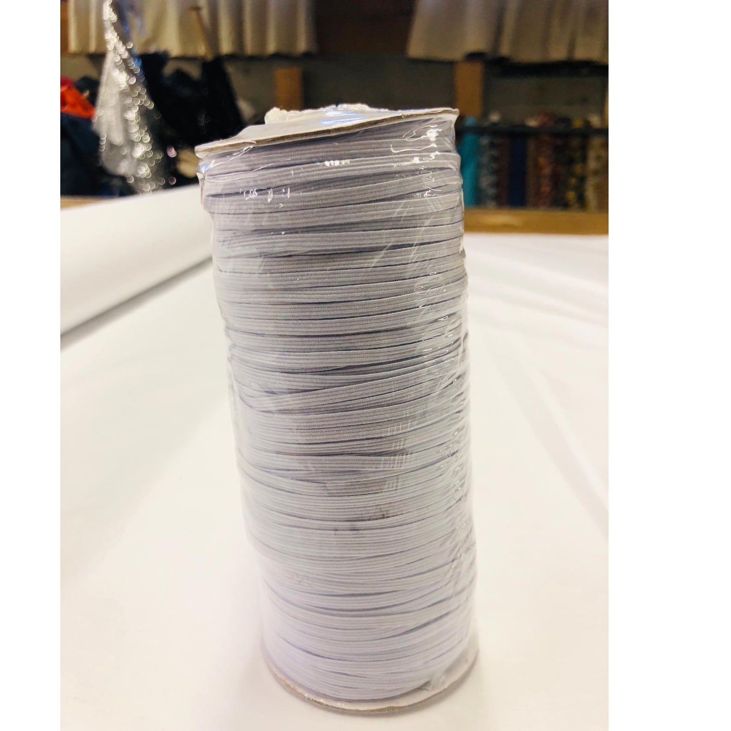 Elastic White 1/8th(3mm) - Bundle/Spool