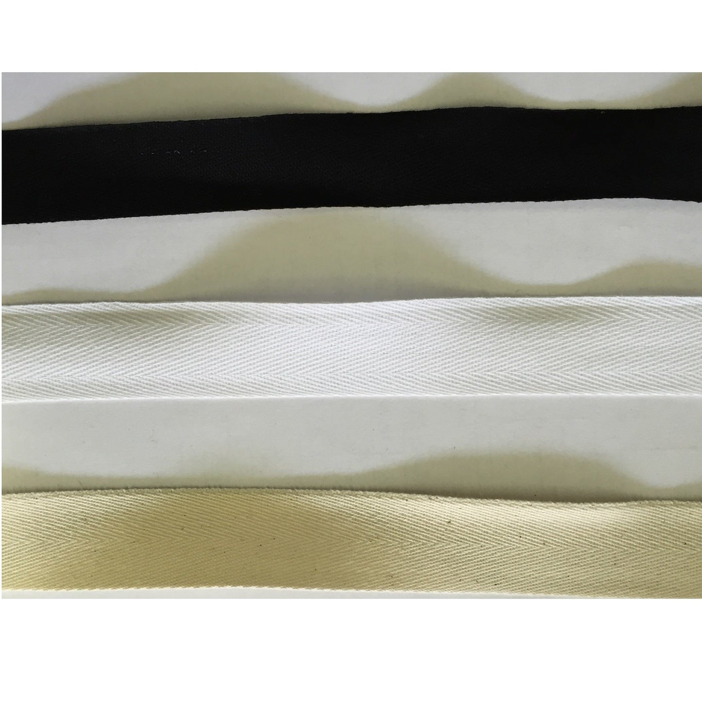 Cotton Twill Tape (Different Sizes) - (By the metre)