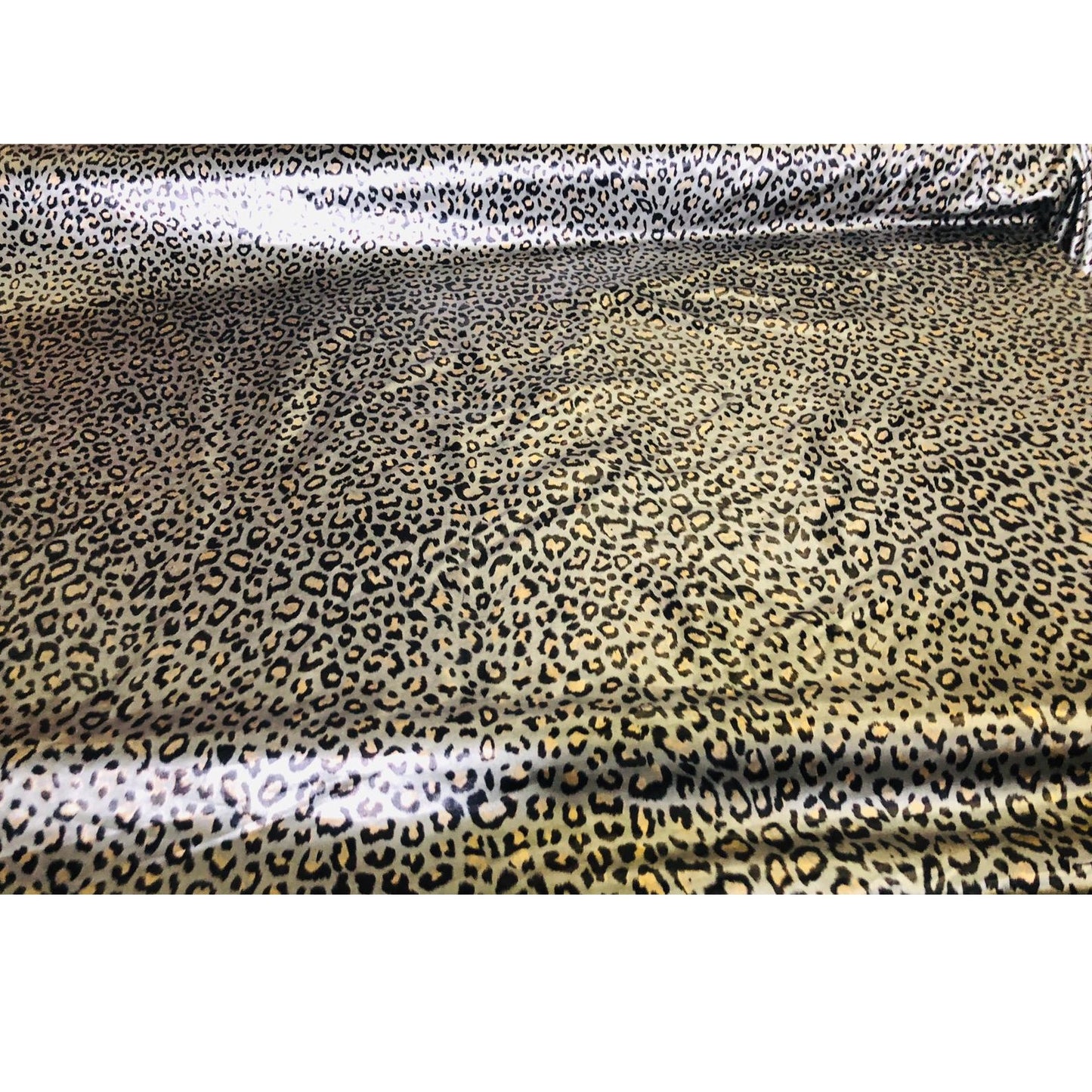 Stretch Lame - Leopard Print A