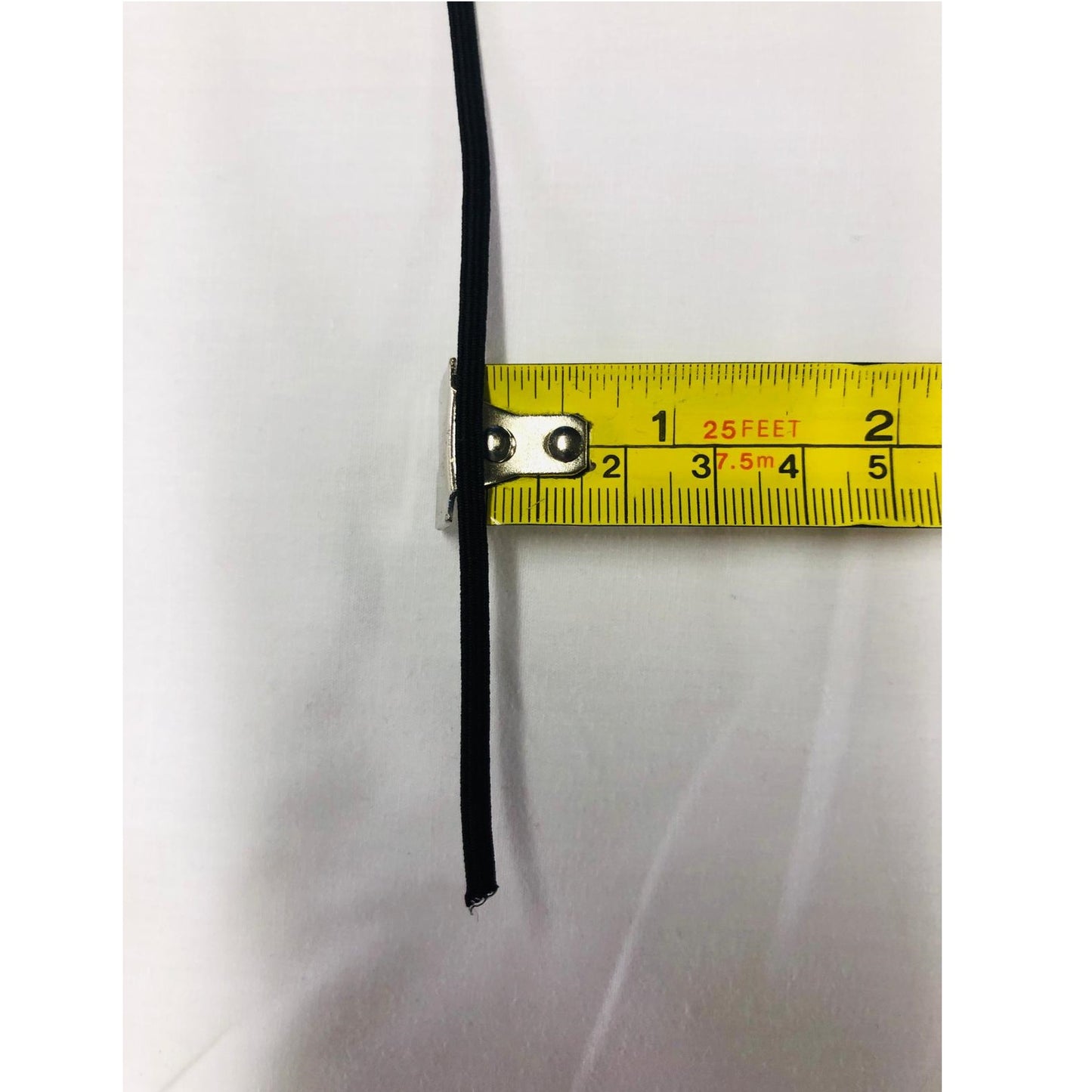 Elastic Black 1/8"(3mm) - Loose