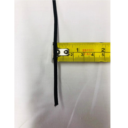 Elastic Black 1/8"(3mm) - Loose