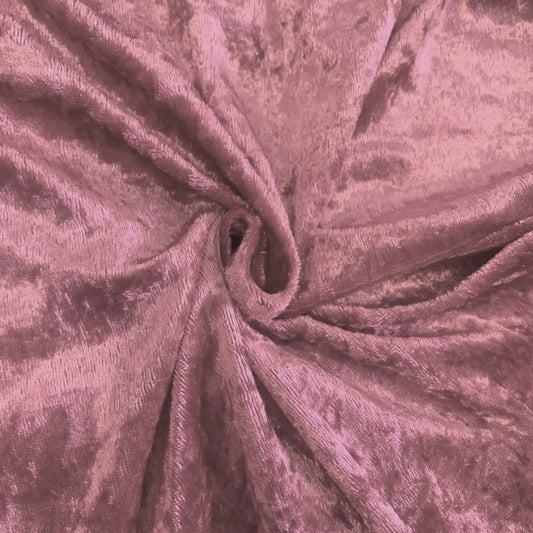 Crushed Velvet - Dusty Rose