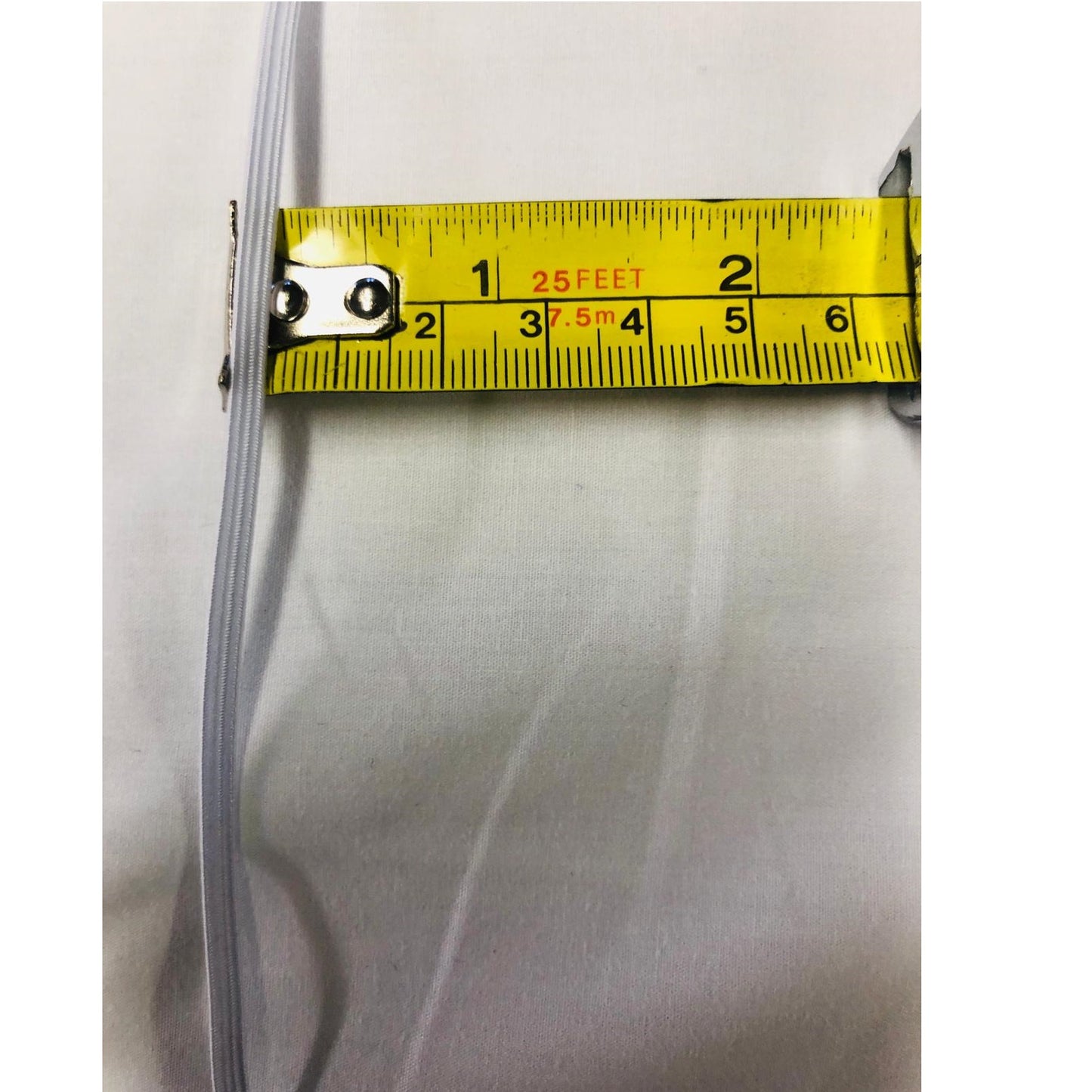 Elastic White 1/8th(3mm) - Bundle/Spool