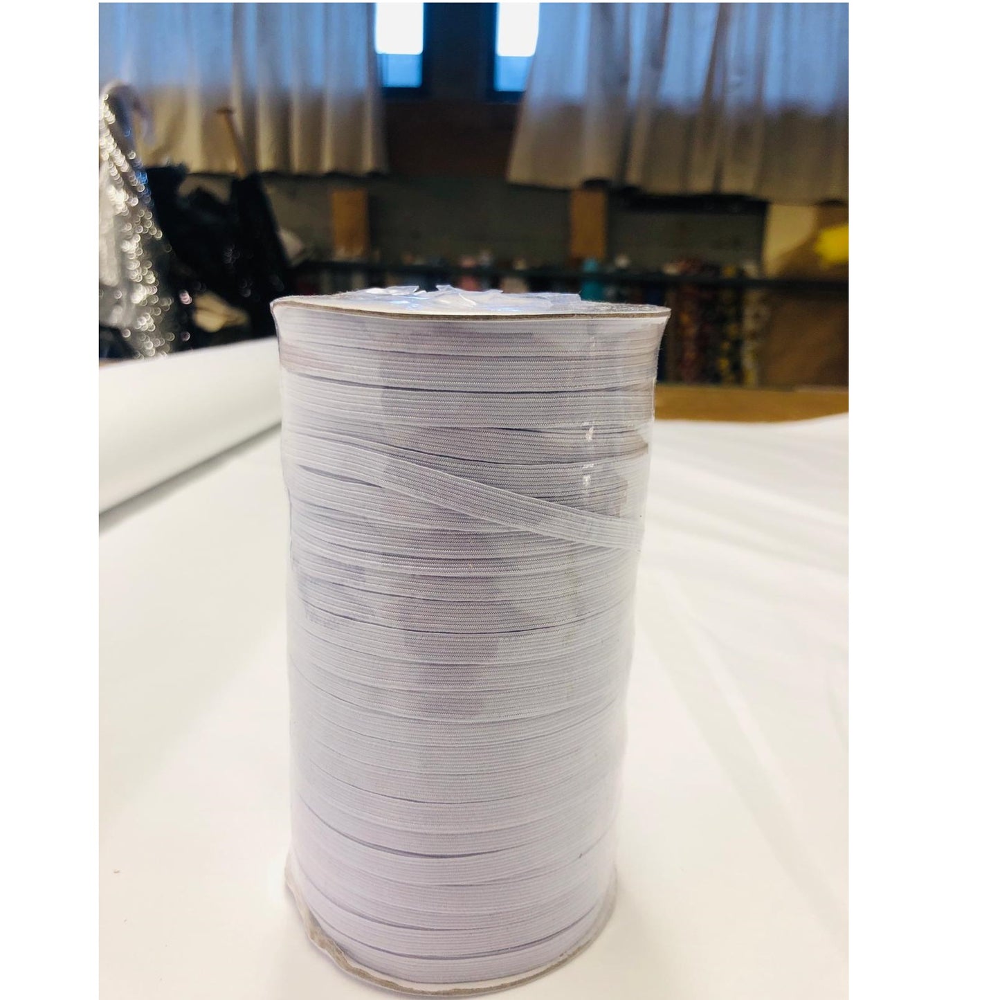 Elastic White 1/4"(6mm) - Loose