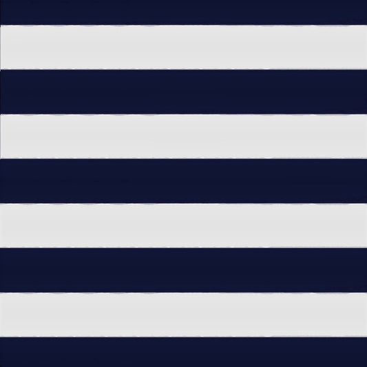 Striped Canvas - Navy/White