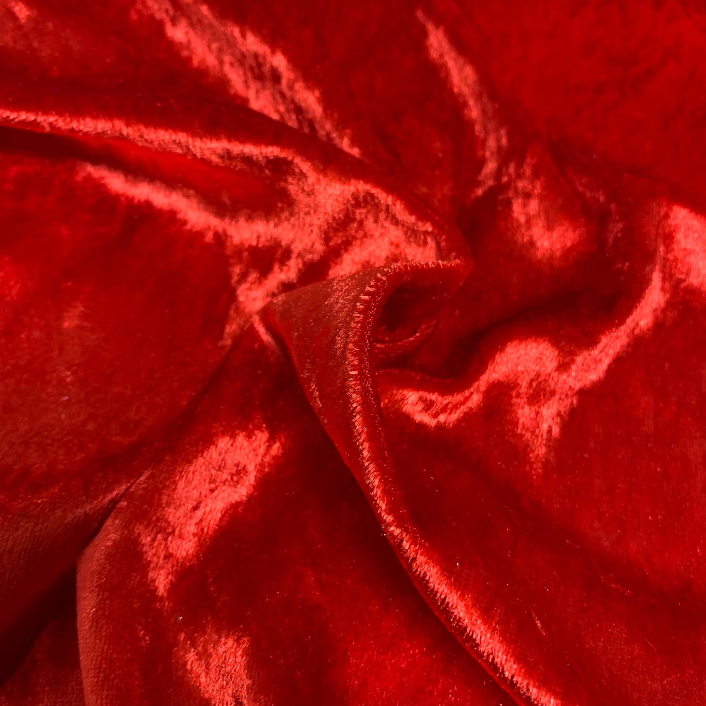 Crushed Velvet - Red