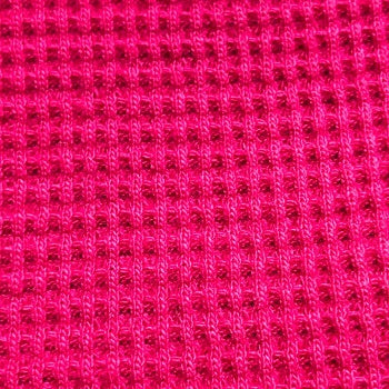 Waffle Weave Knit - Fuchsia