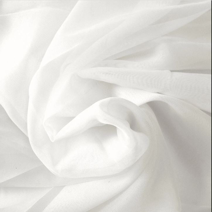 Sheer Voile 118" - White