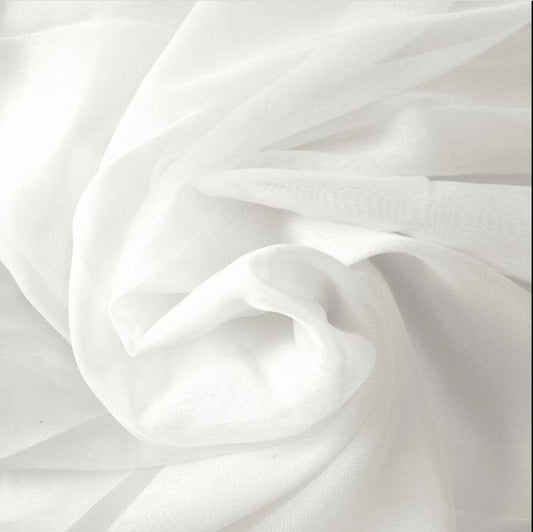 Sheer Voile 118" - White