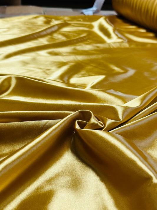 Stretch Satin - 24k Gold