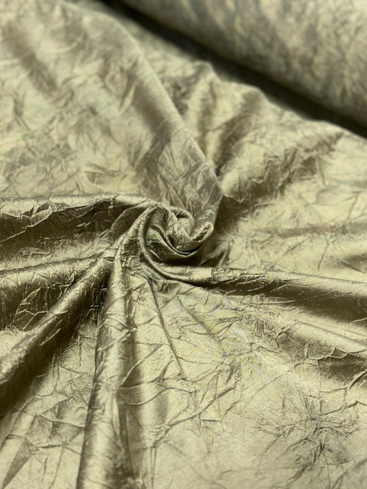 Crushed Silk - Sage Gold