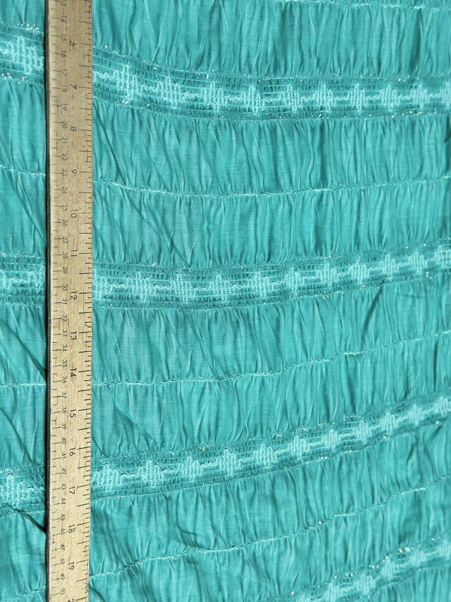 Cotton Spandex - Aqua