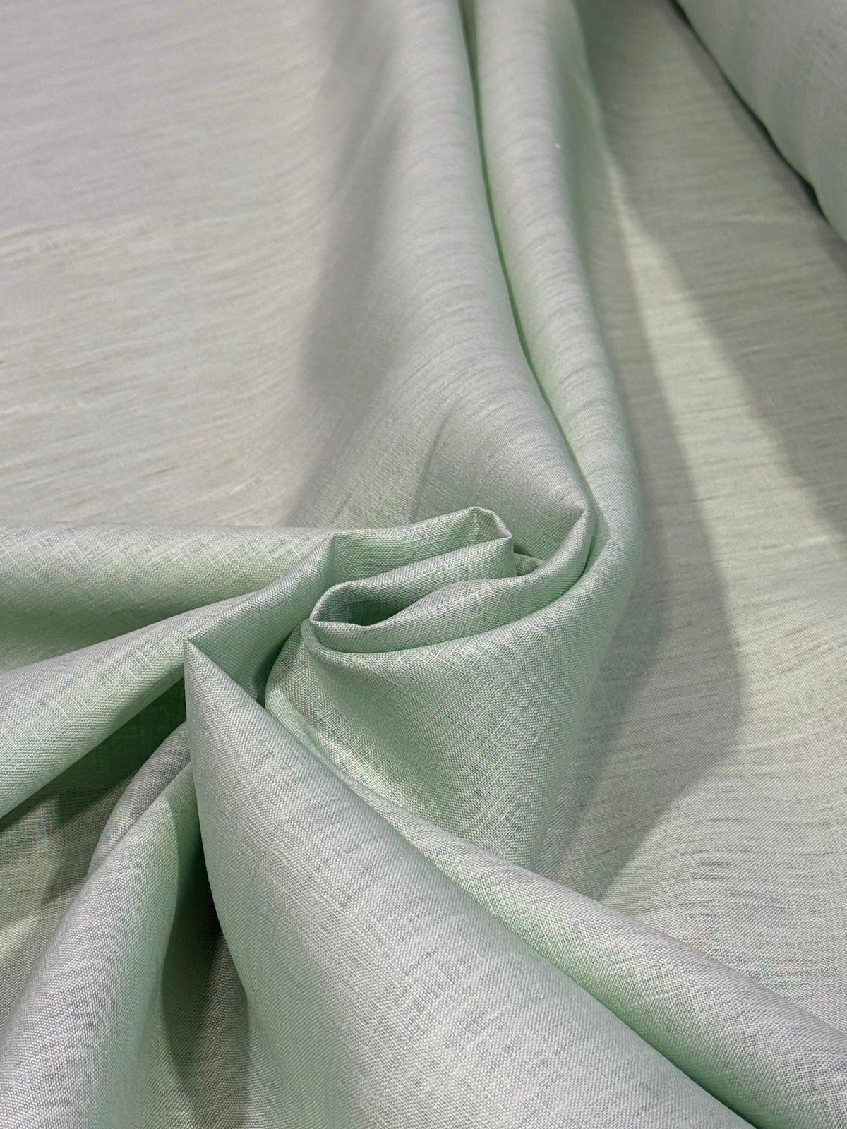 Deluxe Linen (100% Linen)- Lt Mint