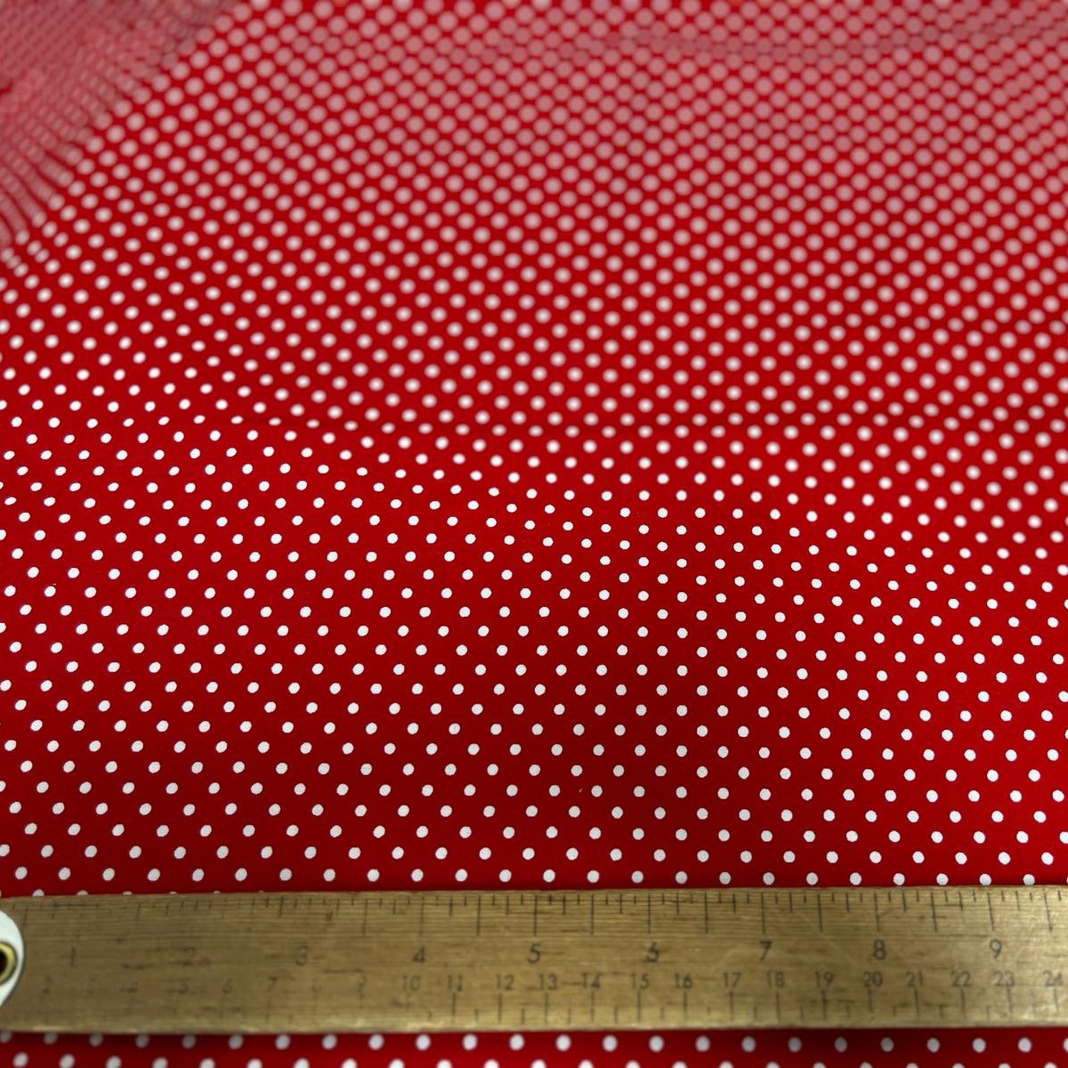Sevenberry Cotton - Red/White Polka Dot