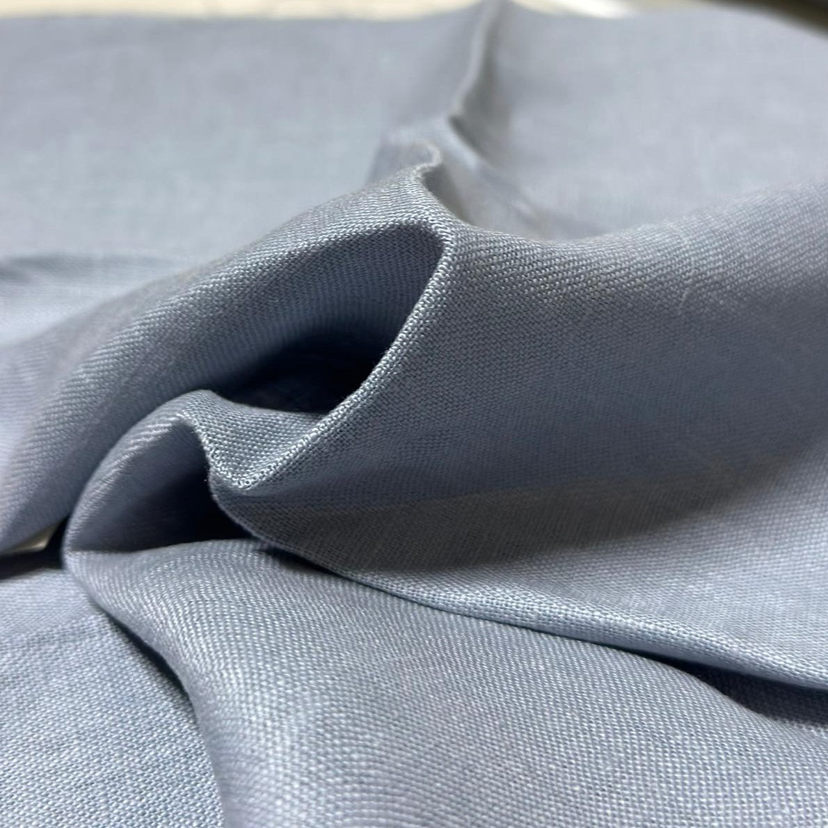 Deluxe Linen - Silver Blue