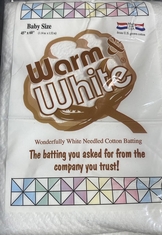 Warm & White Batting (45" x 60")