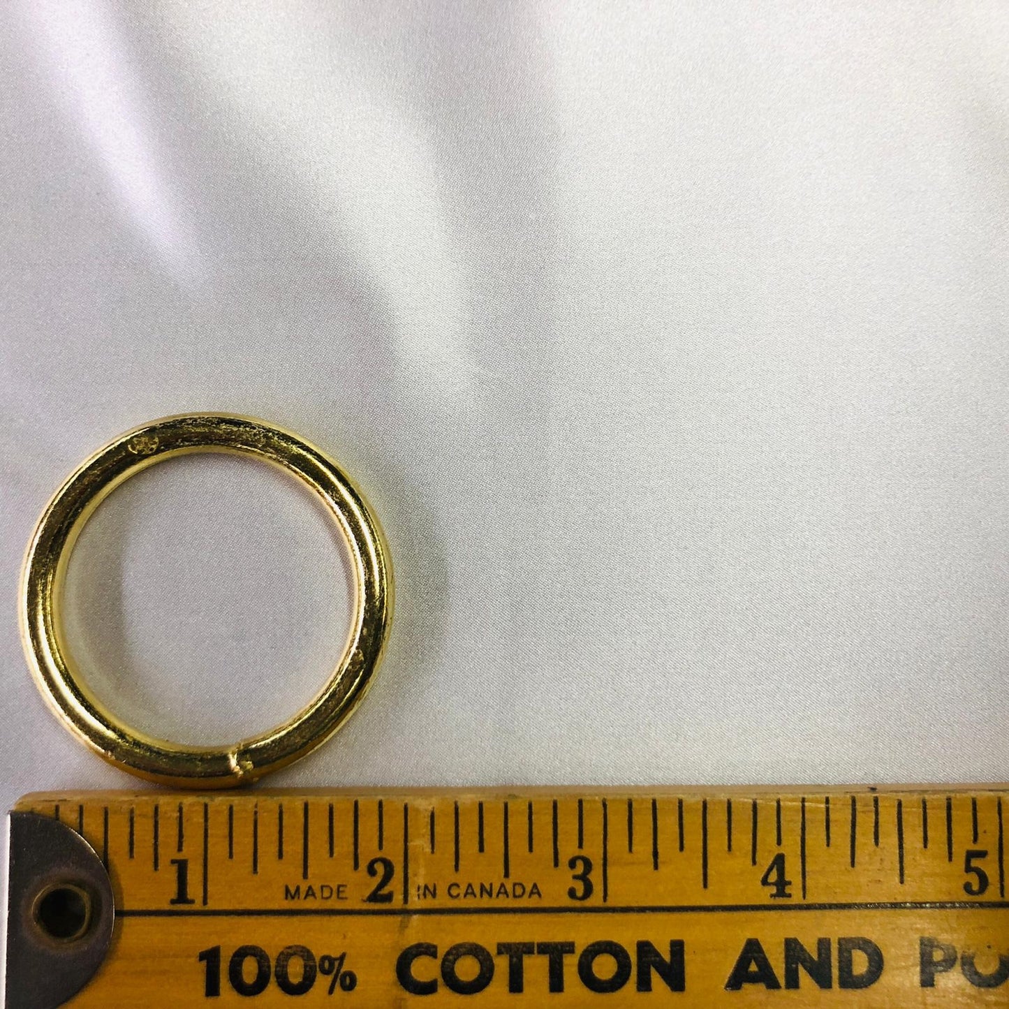 2" Brass O Ring - Gold Look