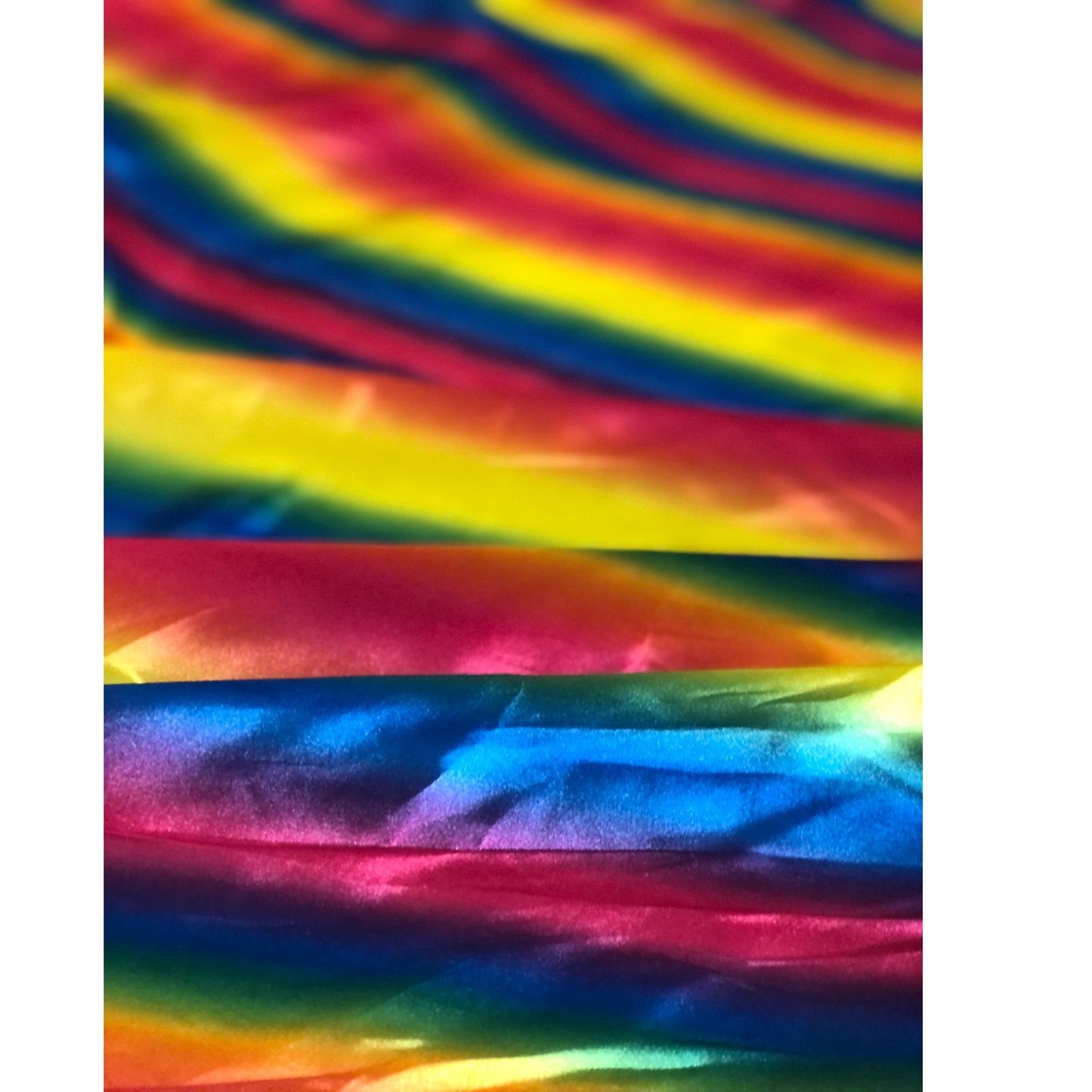 Rainbow Satin Stripe - Wide