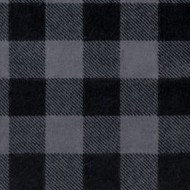 Southwest Wool- Grey/Black Plaid
