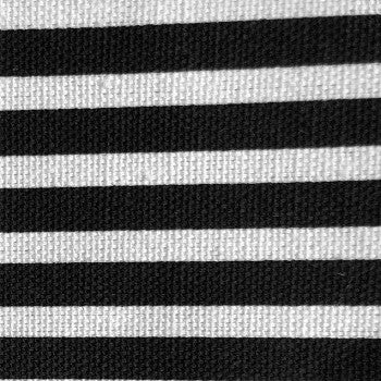 Stripe Canvas - Black/White