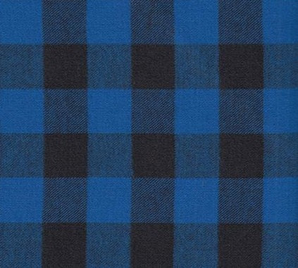 Southwest Wool- Royal Blue Plaid