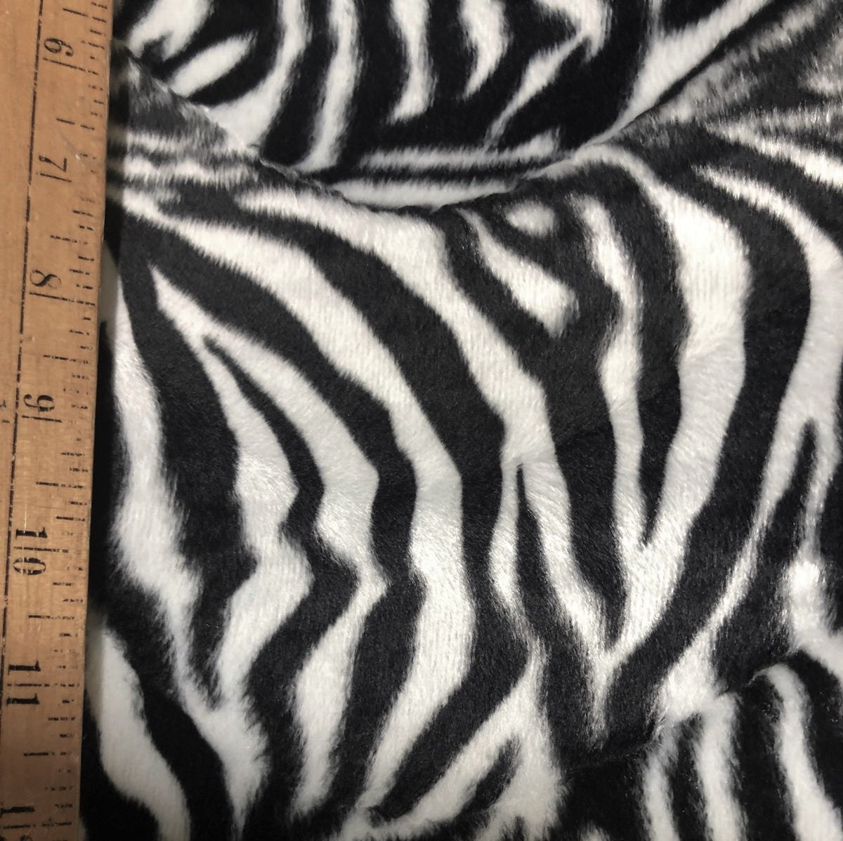 Velboa Zebra Print