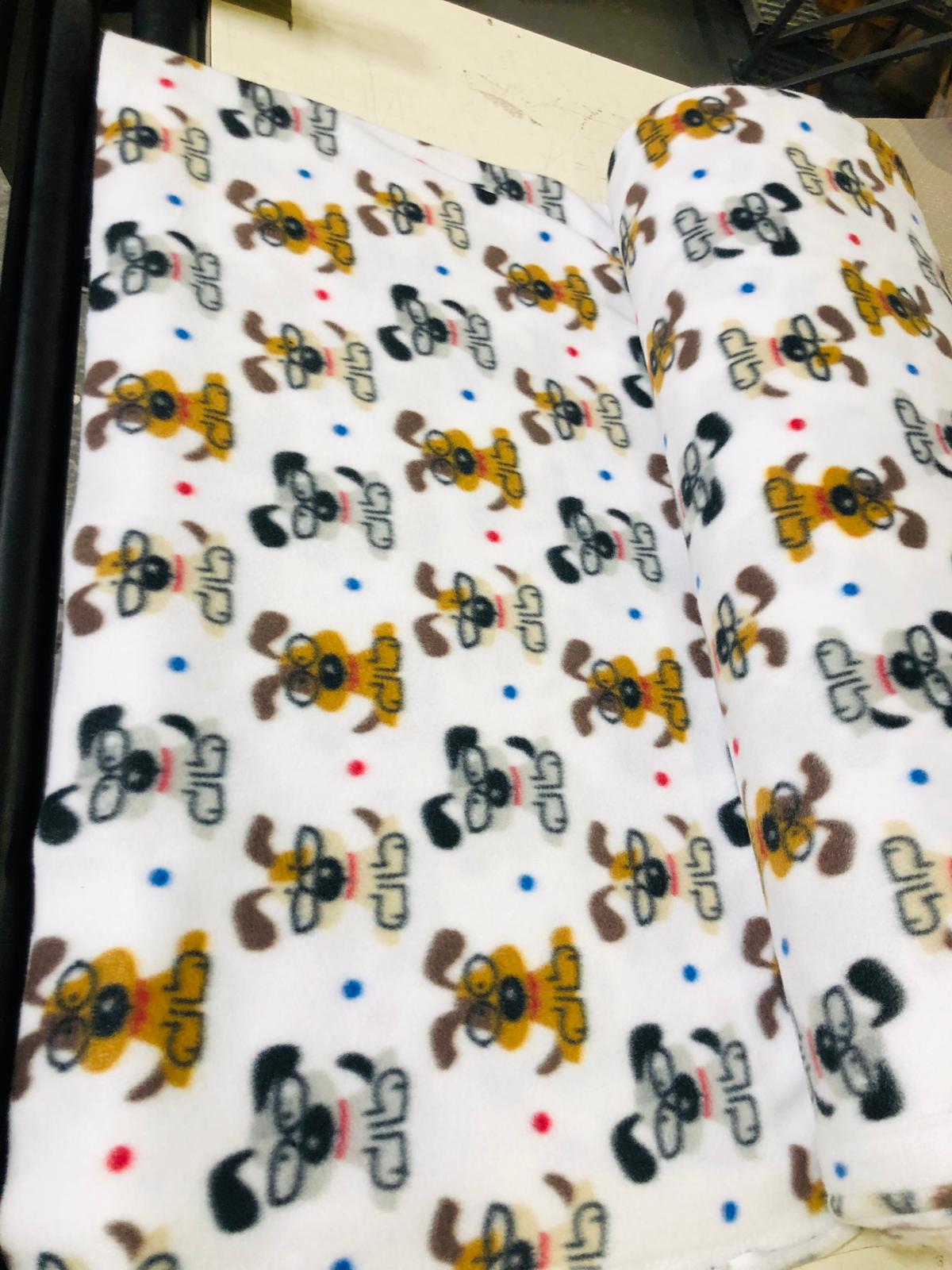 Printed Polar Fleece - Dogs