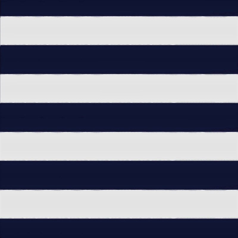 Striped Canvas - Navy/White