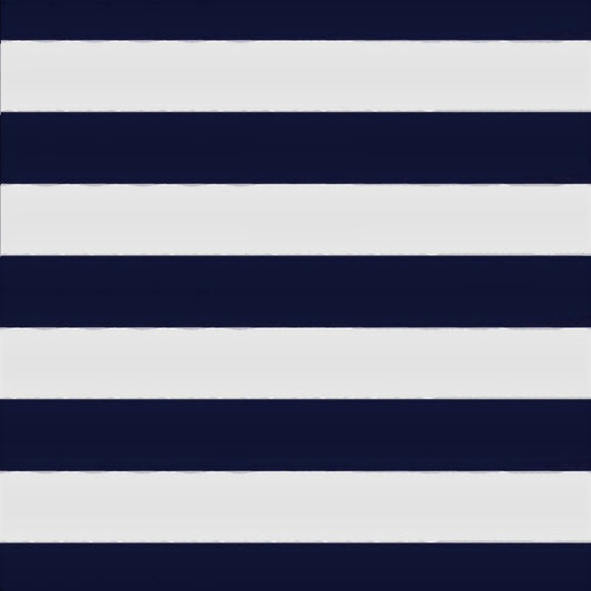 Striped Canvas - Navy/White