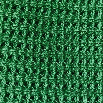 Waffle Weave Knit - Green