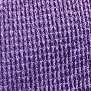Waffle Weave Knit - Purple